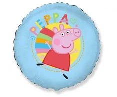 Peppa Pig mėlynas folijos balionas 48 cm (WP)