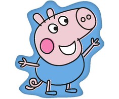 Peppa Pig mėlynos formos dekoratyvinė pagalvėlė 33x27 cm