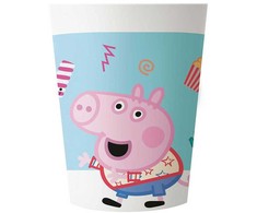 Peppa Pig Messy Play plastikinių puodelių 2 dalių rinkinys, 230 ml