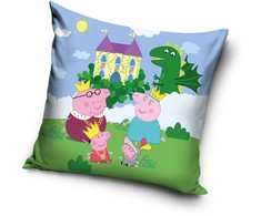 Peppa Pig pasakotojo pagalvėlės užvalkalas, 40x40 cm