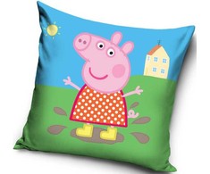 Peppa Pig purvo pagalvės užvalkalas 40x40 cm