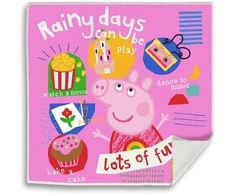 Peppa Pig Rainy Fun Magic rankšluostis veidui, rankšluostis 30x30cm