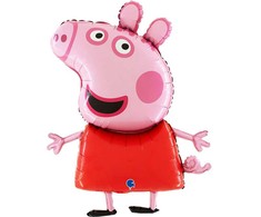 Peppa Pig raudonas folijos balionas 76 cm