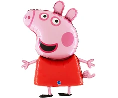 Peppa Pig raudonas folijos balionas 76 cm