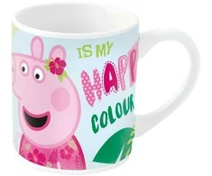 Peppa Pig rožinis porcelianinis puodelis 235 ml (8 oz) dovanų dėžutėje
