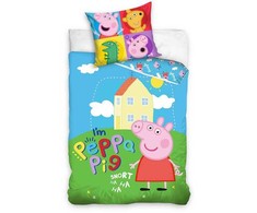 Patalynė licencyjna bawełniana Świnka Peppa POA-345