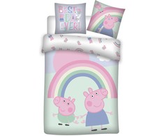 Peppa Pig vaikiška patalynė „Best Day“ 100–135 cm, 40–60 cm