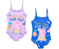 Peppa Pig vaikiškas maudymosi kostiumėlis „Fruits“, plaukikas (3-6 metai)