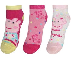 Peppa Pig vaikiškos kojinės iki kulkšnių 31/34