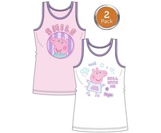 Peppa Pig vaikiškų marškinėlių be rankovių komplektas, 98/104 cm