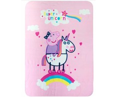 Peppa Pig Vienaragio vilnos antklodė 100x140cm