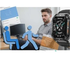 Moteriškas laikrodis PERFECT X197 (zp963b) - gumka