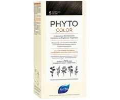Phyto Paris Nuolatinės spalvos dažymo PHYTO PhytoColor 5-castaño claro Be amoniako