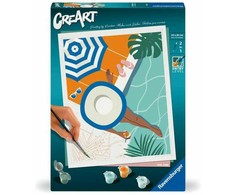 Ravensburger Rankdarbių rinkinys tapybai pagal skaičius CreArt baseino tema