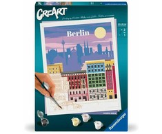 Ravensburger Rankdarbių rinkinys tapybai pagal skaičius CreArt Berlin