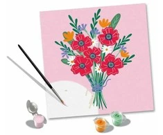 Ravensburger CreArt: aguonų puokštė