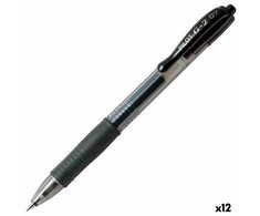 Pilot Pen Gelio rašiklis Pilot G-2 07 Juoda Kamuolys 0,4 mm (12 vnt.)