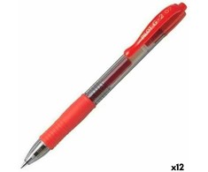 Pilot Pen Gelio rašiklis Pilot G-2 07 Raudona Kamuolys 0,4 mm (12 vnt.)