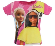 Pink Barbie Icon Rožinė vaikiška trumpomis rankovėmis palaidinė, 4 metai