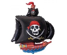 Piratų laivo folijos balionas 36 cm (WP)