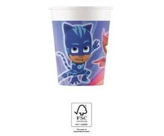 Globos Europe Bv PJ Masks popieriniai puodeliai, 8 vnt.