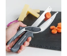 Pjaustymo peilis su integruota maža pjaustymo lentele Scible InnovaGoods
