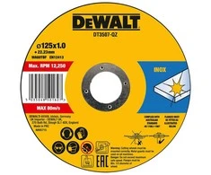 Dewalt Pjovimo diskas DT3507-QZ | 125x1.0