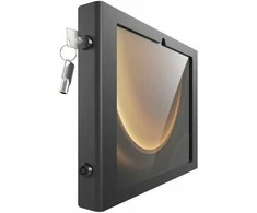 Laikiklis Compulocks Compulocks Galaxy Tab S9+/S9FE+ 12.4" Apex Secured Enclosure Wall Mount - Dėklas - Nešiojamas, su atvira priekine/galine kamera ir jutikliais - Planšetei - Rakinamas - Metalinis rėmas - Juodas - Ekrano dydis: 27.9 cm (12.4") - Ant grindų