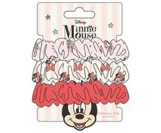 Plaukų gumytės Minnie Mouse Raudona 3 Dalys