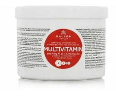Kallos Cosmetics Multivitamin Hair Mask moterims, 500 ml