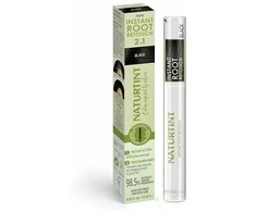 Naturtint Instant Root Retouch Laikinas žilų plaukų retušavimas 2 in 1 Juodas, 10 ml