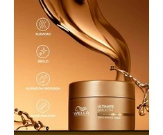 Wella Professionals Ultimate Smooth Mask Maitinanti kaukė su skvalanu ir omega-9, 150 ml