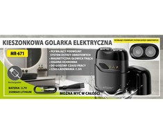 Barzdaskutė MAESTRO MR-671 USB kelioninis elektrinis skustuvas