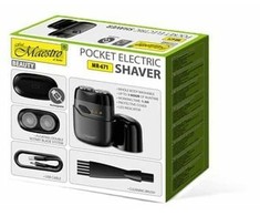 Barzdaskutė MAESTRO MR-671 USB kelioninis elektrinis skustuvas