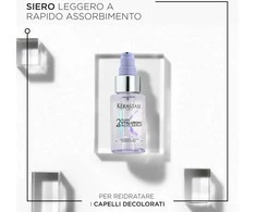Kérastase Blond Absolu 2% Pure Hyaluronic Acid Serum atkuriamasis serumas šviesiems plaukams, 50 ml