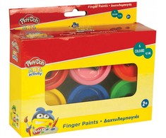 „Play-Doh“ meno pirštų dažai, 6 vnt.