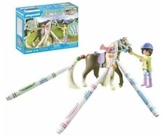 Playmobil Horses of Waterfall 71640 Kreatywny komplektas su koniem i pisakami