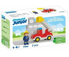 Playmobil Rinkinys su figurką Junior 71683 Gaisrinė mašina su drabiną