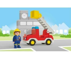 Playmobil Junior 71683: Gaisrinė su kopėčiomis