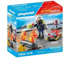 „Playmobil Action Heroes“ 71826 Ugniagesys su vandens pompa
