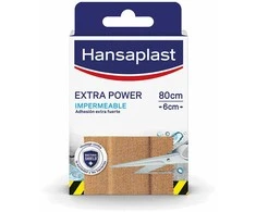 "Hansaplast Extra Strong" 80x6cm 8 vienetai