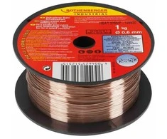 Suvirinimo viela ROTHENBERGER, 0,6 mm / 1kg, padengta variu