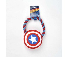 Pliušinis ir virvinis žaislas šuniui „Avengers“ – cypiantis