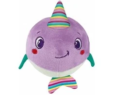 Pliušinis „Whimsy Narwhal“ kamuoliukas, barškutis kūdikiams „Clementoni“