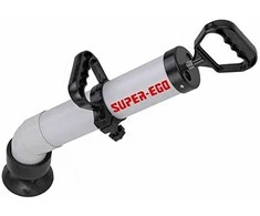 Sustiprinta valymo pompa Super Ego, su 2 adapteriais (1,3 l; Ø 20 - 100 mm)