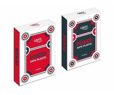 Cayro 100 % plastikinės pokerio kortos