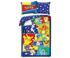 Pokemonų patalynė 140×200 cm, 70×90 cm