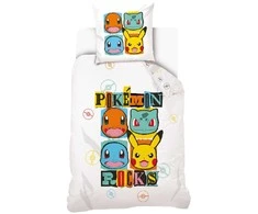 Pokemon vaikiškas patalynės komplektas, 140x200, 2 dalių