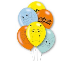 Amscan Pokemon latex balloons 27,5cm 6pcs.