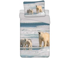 „Polar Bear Family“ patalynės komplektas 140x200cm, 70x90 cm